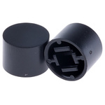 Omron Black Tactile Switch Cap for Series B3F-4000, Series B3F-5000, Series B3W-4000, B32-1610