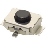 Button Tactile Switch, SPST 50 mA @ 12 V ac 0.4mm Through Hole