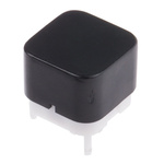 Black Cap Tactile Switch, SPDT 30 mA @ 28 V dc 2mm