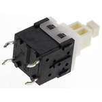 Lever Tactile Switch, DPST 3 A @ 12 V dc Through Hole