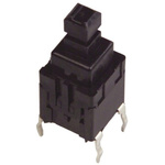 Lever Tactile Switch, SPST 100 mA @ 14 V dc Through Hole