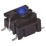 IP67 Cap Tactile Switch, SPST 50 mA @ 24 V dc