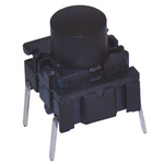 IP67 Black Cap Tactile Switch, SPST 50 mA @ 24 V dc