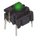 IP67 Cap Tactile Switch, SPST 50 mA @ 24 V dc