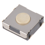 White Tactile Switch, SPST 50 mA @ 12 V dc 0.5mm Surface Mount
