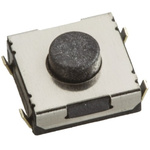 Black Tactile Switch, SPST 50 mA @ 12 V dc 1.1mm Surface Mount