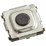 Black Tactile Switch, SPST 20 mA 0.3mm Surface Mount