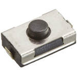 Black Tactile Switch, SPST 50 mA @ 12 V dc 0.8mm Surface Mount
