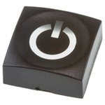 Wurth Elektronik Black Tactile Switch Cap for WS-TLT Series, 714401001