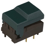 Grey Tact Switch, SPST 10 mA @ 24 V dc