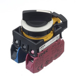 Idec Selector Switch - (1NO/1NC) 22mm Cutout Diameter 2 Positions