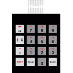Bopla IP65 16 Key Copper Membrane Keypad
