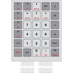 Bopla IP65 30 Key Copper Membrane Keypad