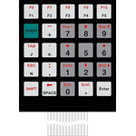 Bopla IP65 25 Key Copper Membrane Keypad