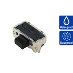 IP67 Black Button Tactile Switch, SPST 50 mA 0.95mm Surface Mount