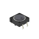 Grey Cap Tactile Switch, SPST 50 mA 0.8mm Snap-In