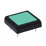 Green Short Tactile Switch, SPST 50 mA PCB