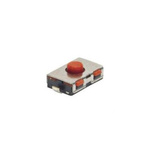 Red Cap Tactile Switch, SPST 50 mA 0.8mm Surface Mount