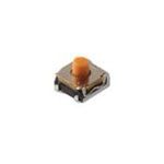 IP67 Yellow Button Tactile Switch, SPST 50 mA 3.3 (Dia.)mm Surface Mount