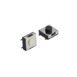 Black Tactile Switch, SPST 50 mA 5mm Through Hole