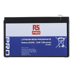RS PRO 12.8V Lithium Iron Phosphate Rechargeable Battery Pack, 7.5Ah - Pack of 1