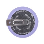 ML-2020/H1CN | Panasonic 3V Lithium Manganese Dioxide Button Rechargeable Battery, 45mAh