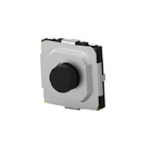 Black Round Button Tactile Switch, SPST 50 mA Surface Mount