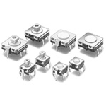 IP40 Plunger for Cap Tactile Switch, SPST 0.05A @24V dc VA Through Hole