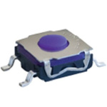 IP67 Silver Standard Tactile Switch, SPST 20 mA Surface Mount