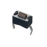 Brown Tact Switch, SPST 50mA 4.3mm Through Hole