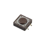 Brown Tact Switch, SPST 50mA 7.3mm Surface Mount