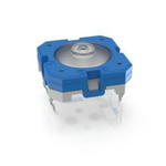 IP54 Blue Momentary Tactile Switch, 1 NO 100mA 12mm Through Hole