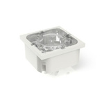 Transparent Momentary Tactile Switch, 1NO 100mA Through Hole