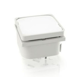 White Momentary Tactile Switch, 1NO 100mA Through Hole