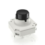 Black Momentary Tactile Switch, 1 NO 100mA 15mm PCB