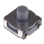 IP67 Blue Tactile Switch, SPST 50 mA @ 24 V dc 2.6мм Through Hole