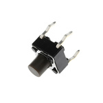 Grey Stem Tactile Switch, SPST 50 mA @ 12 V dc 7mm Surface Mount