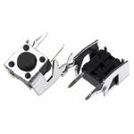 Grey Stem Tactile Switch, SPST 50 mA @ 12 V dc 3.85mm Surface Mount