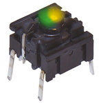 IP67 Cap Tactile Switch, SPST 50 mA @ 24 V dc