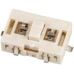 Clear Tactile Switch, SPST 50 mA @ 12 V dc 0.5mm Surface Mount