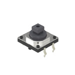 Grey Cap Tactile Switch, SPST 50 mA 3mm Snap-In