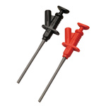 RS PRO 5A Red/Black Grabber Clip, 1000V Rating - 0.5mm Tip Size, 4mm Probe Socket Size