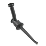 4723-0 | Pomona 5A Black Grabber Clip, 60V dc Rating - 3mm Tip Size, 4.2mm Probe Socket Size