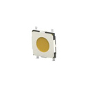 Black Top Tactile Switch, SPST 50 mA Surface Mount