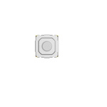 Black Round Button Tactile Switch, SPST 50 mA Surface Mount