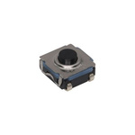 IP67 Silver Hard Actuator Tactile Switch, SPST 50 mA Surface Mount