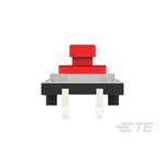 Red Cap Tactile Switch, SPST 50mA 3mm Through Hole