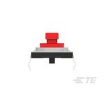 Red Cap Tactile Switch, SPST 50mA 3mm Through Hole