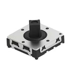 Black Cap Tactile Switch, Single Pole Five Throw 50mA 4mm Surface Mount