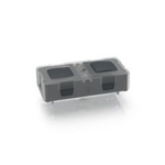 IP40 Black Latching Tactile Switch, 2 NO 6A 37.8mm PCB